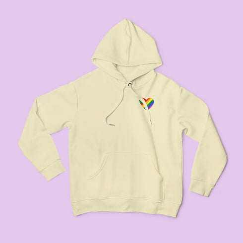 ZShowTime unisex kapucnis pulcsi - HUN Pride szív